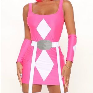Power Rangers Fashion Nova costume w/ wig!